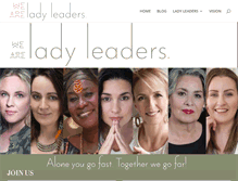 Tablet Screenshot of ladyleaders.com